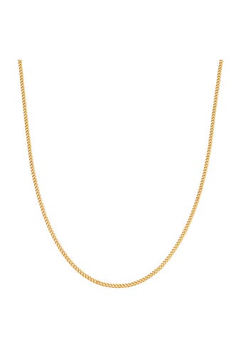 TRUE REBELS Kette Edelstahl gelbgold