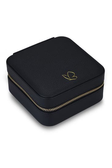 GLANZSTÜCKE MÜNCHEN Kulturbeutel schwarz schwarz