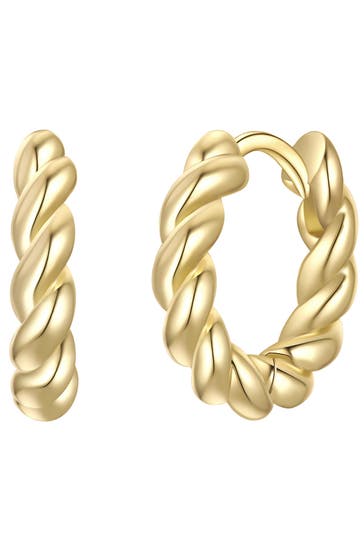 YOKOAMII Ohrringe Messing gelbgold