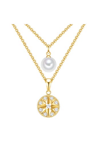 LULU & JANE Kette Edelstahl gelbgold