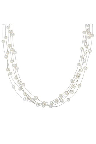 VALERO PEARLS Kette Süßwasser-Zuchtperle OneColor