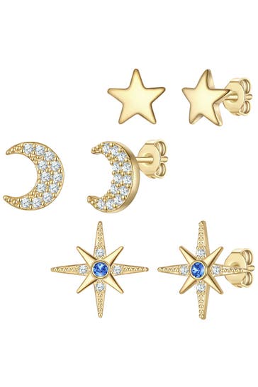 YOKOAMII Ohrringe Messing gelbgold