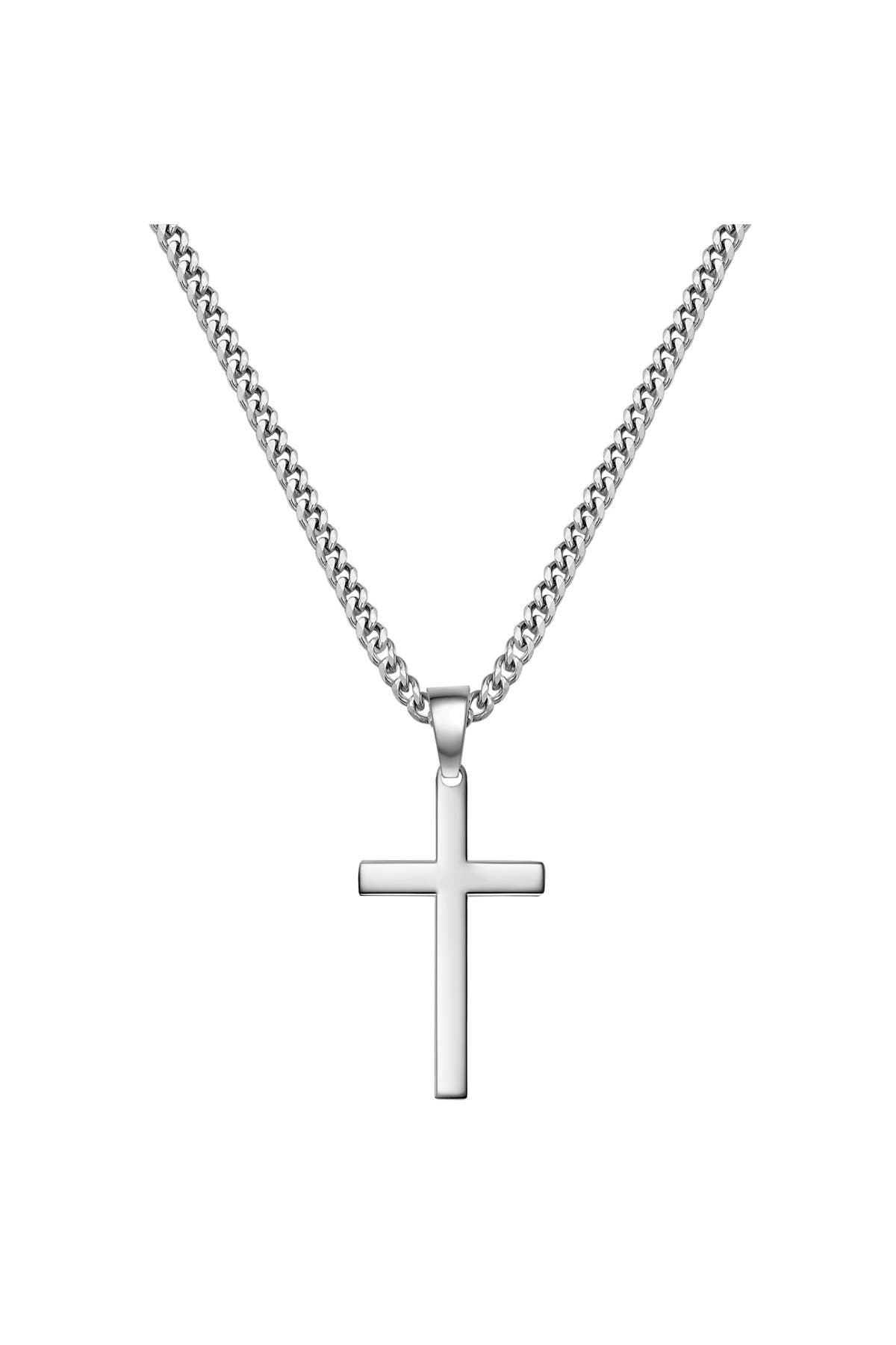 TRUE REBELS Kette Edelstahl silber, Bild 1