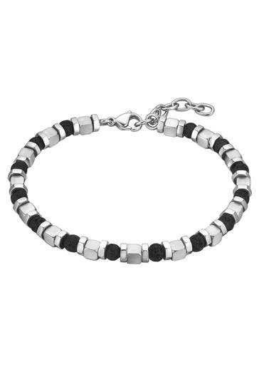 TRUE REBELS Armband Edelstahl silber