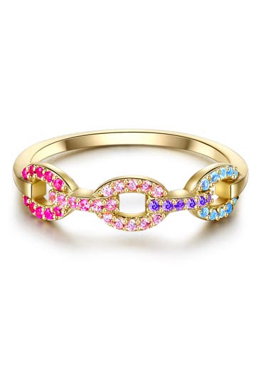 LULU & JANE Ring Messing gelbgold