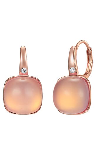LULU & JANE Ohrringe Metall-Legierung roségold