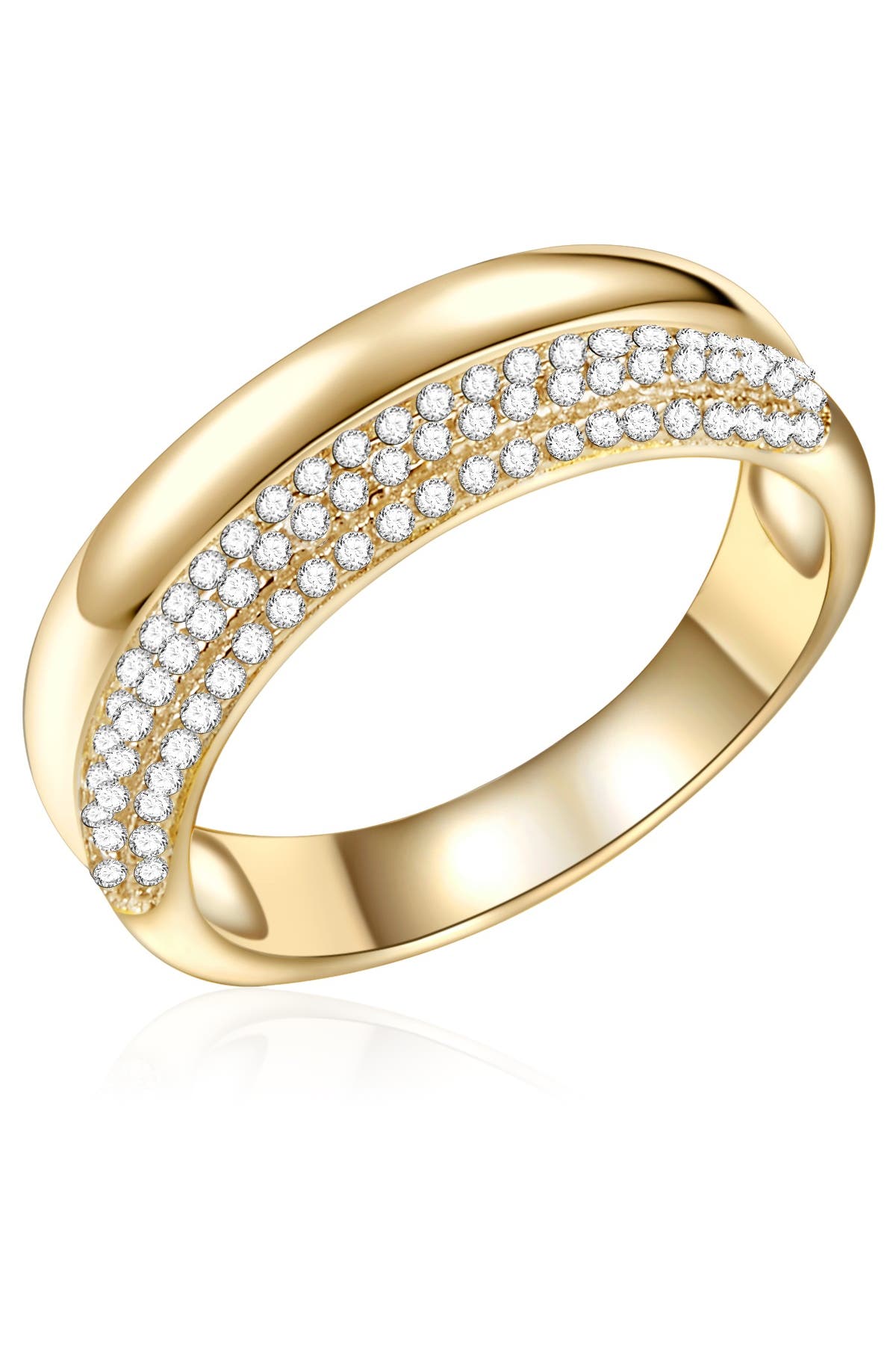RAFAELA DONATA Ring Verziert mit Kristallen von Swarvoski® gelbgold, Bild 1