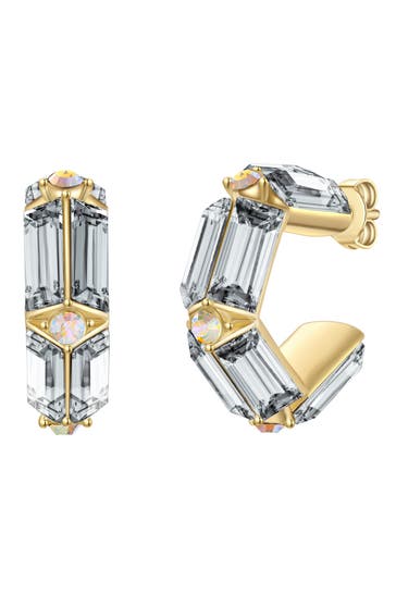 YOKOAMII Ohrringe Metall-Legierung gelbgold