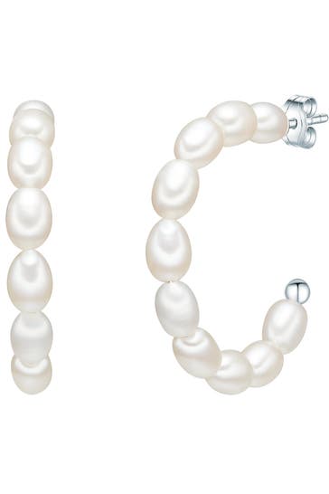 VALERO PEARLS Ohrringe Süßwasser-Zuchtperle OneColor