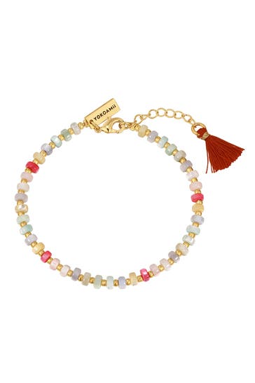 YOKOAMII Armband Muschelkernperle multicolor