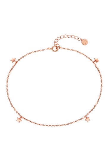 GLANZSTÜCKE MÜNCHEN Fusskettchen Sterling Silber roségold