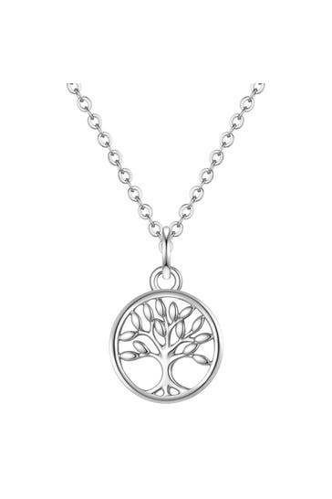 LULU & JANE Kette Messing silber