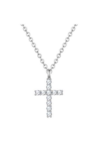 LULU & JANE Kette Messing silber