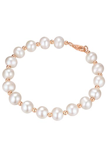 VALERO PEARLS Armband Sterling Silber weiß