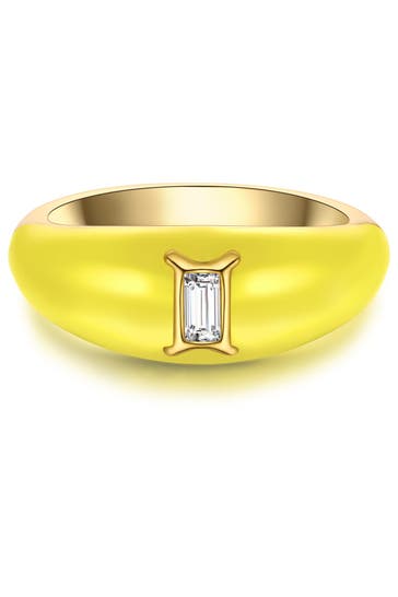 GLANZSTÜCKE MÜNCHEN Ring Sterling Silber gelbgold