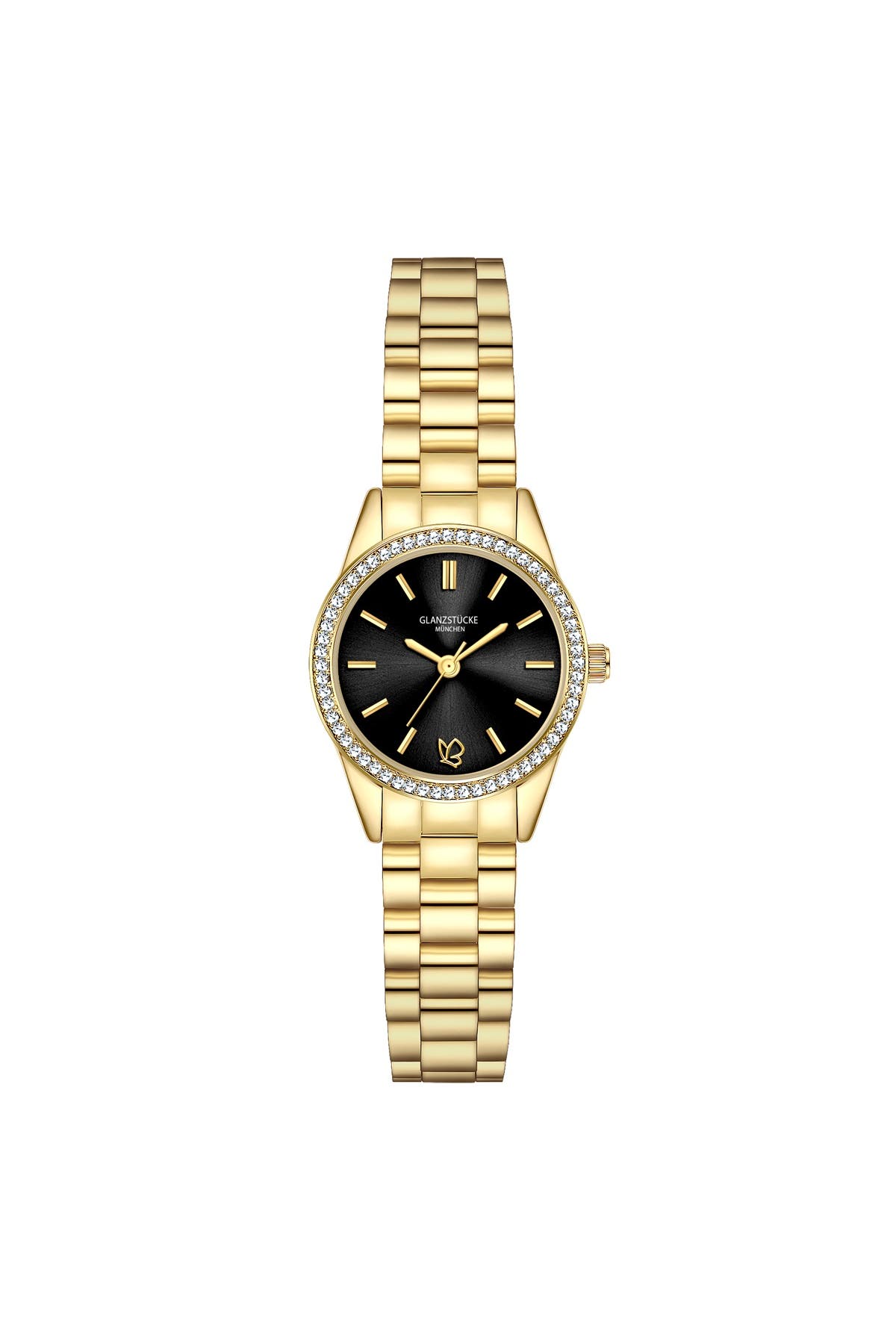 GLANZSTÜCKE MÜNCHEN Quarzuhr Damen Quarzuhr gelbgold Edelstahl gelbgold, Bild 1
