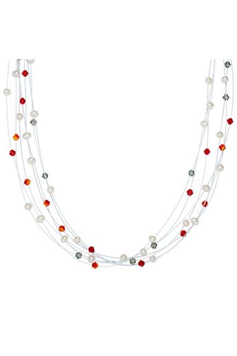 VALERO PEARLS Kette Süßwasser-Zuchtperle OneColor