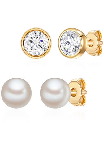 RAFAELA DONATA Ohrringe Sterling Silber gelbgold