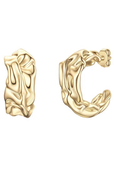 YOKOAMII Ohrringe Messing gelbgold