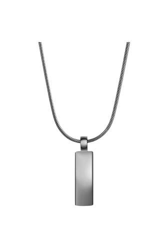 TRUE REBELS Kette Edelstahl gunmetal