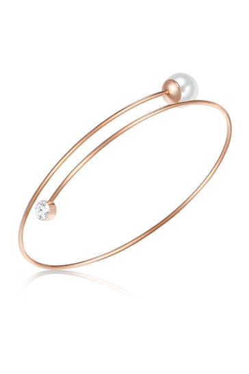 LULU & JANE Armband Messing roségold