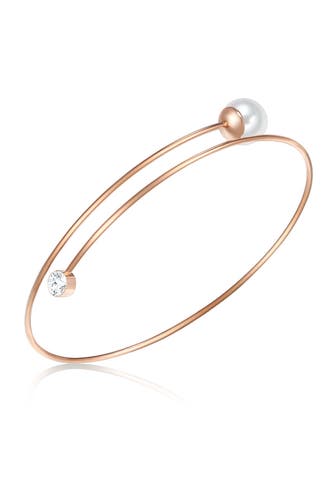 LULU & JANE Armband Messing roségold