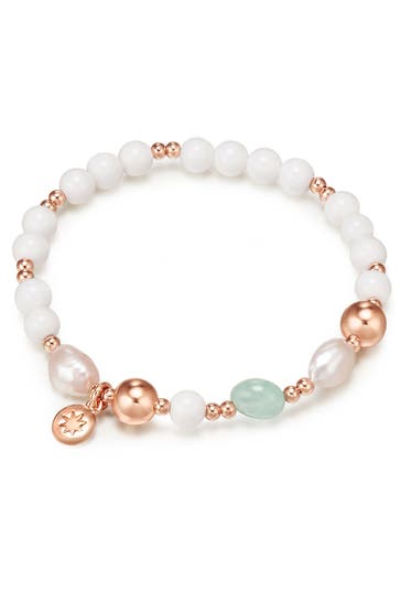 LULU & JANE Armband Metall-Legierung roségold