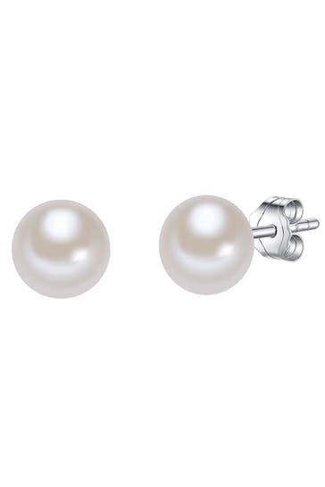 VALERO PEARLS Ohrringe Süßwasser-Zuchtperle OneColor