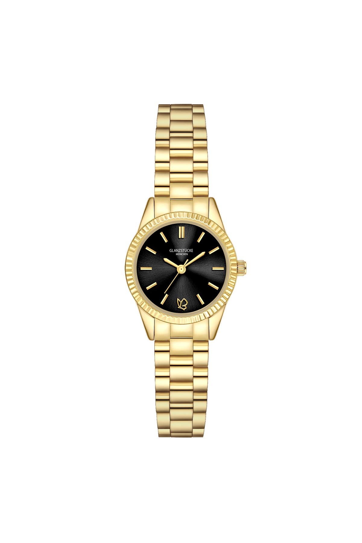 GLANZSTÜCKE MÜNCHEN Quarzuhr Damen Quarzuhr gelbgold Edelstahl gelbgold, Bild 1
