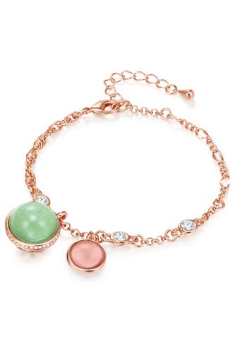 LULU & JANE Armband Metall-Legierung roségold