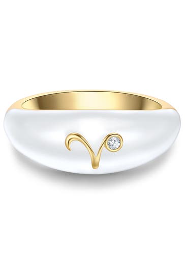 GLANZSTÜCKE MÜNCHEN Ring Sterling Silber gelbgold