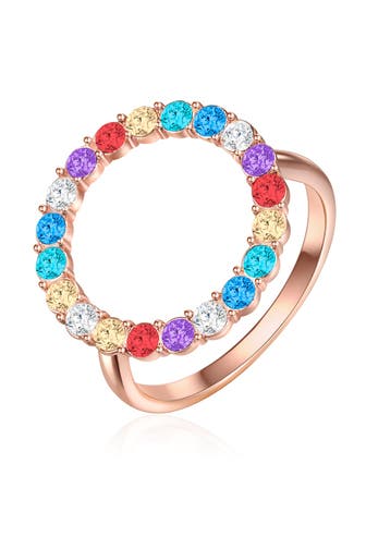 LULU & JANE Ring Messing roségold