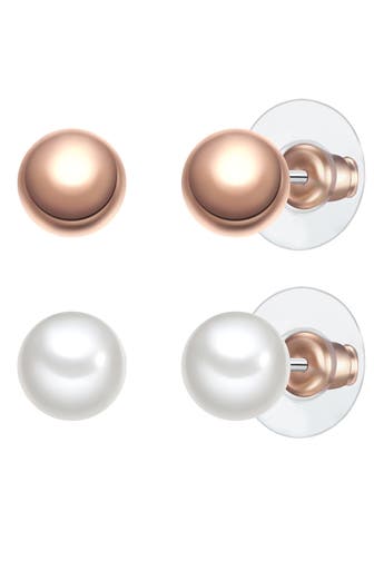 YOKOAMII Schmuckset Muschelkernperle weiß