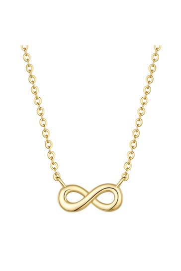 LULU & JANE Kette Messing gelbgold