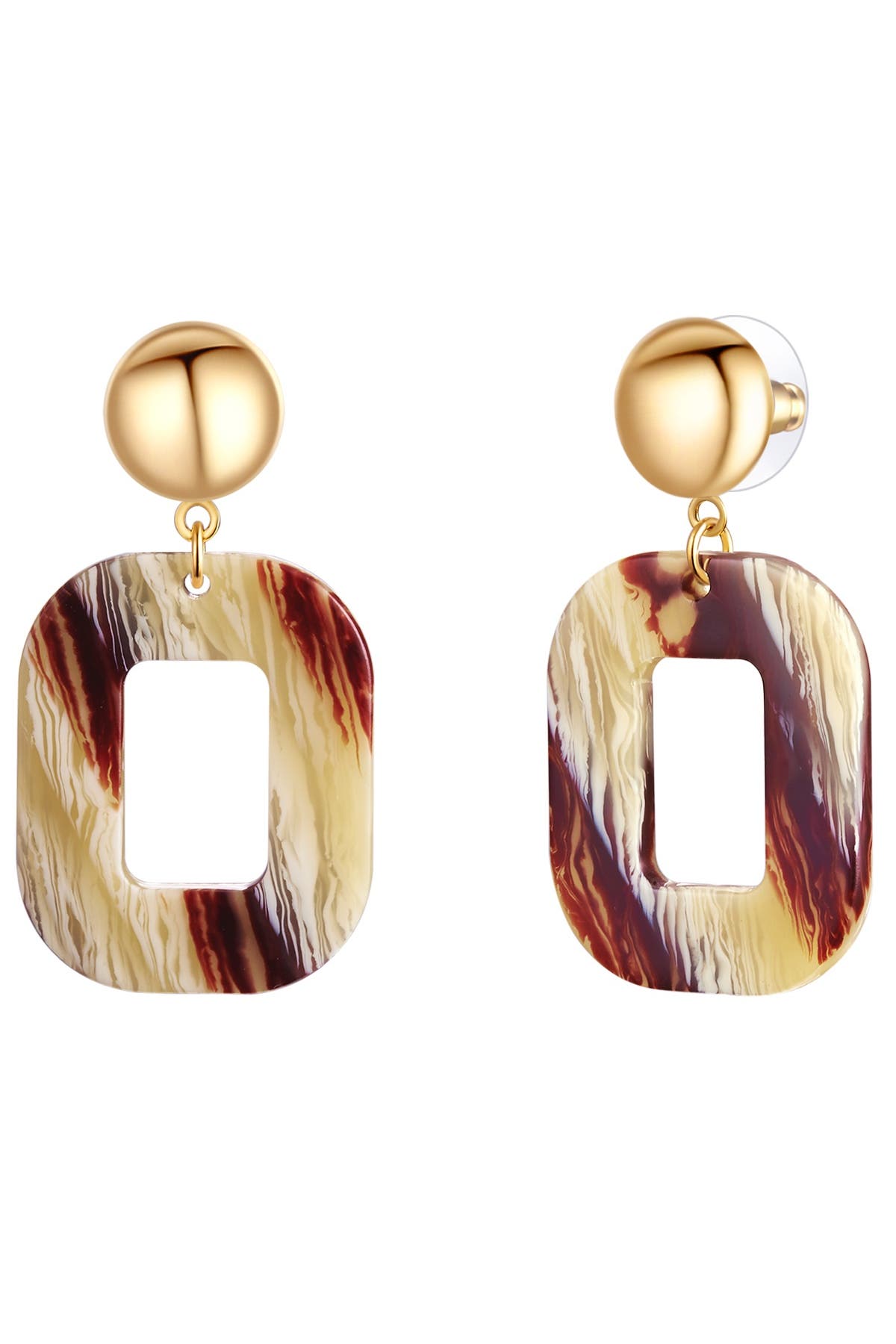 LULU & JANE Ohrringe Metall-Legierung OneColor, Bild 1