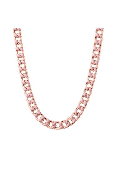 YOKOAMII Kette Metall roségold