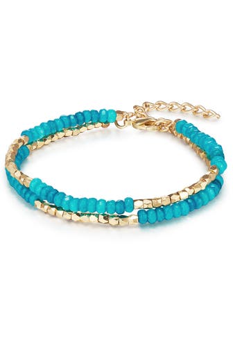 LULU & JANE Armband Messing gelbgold