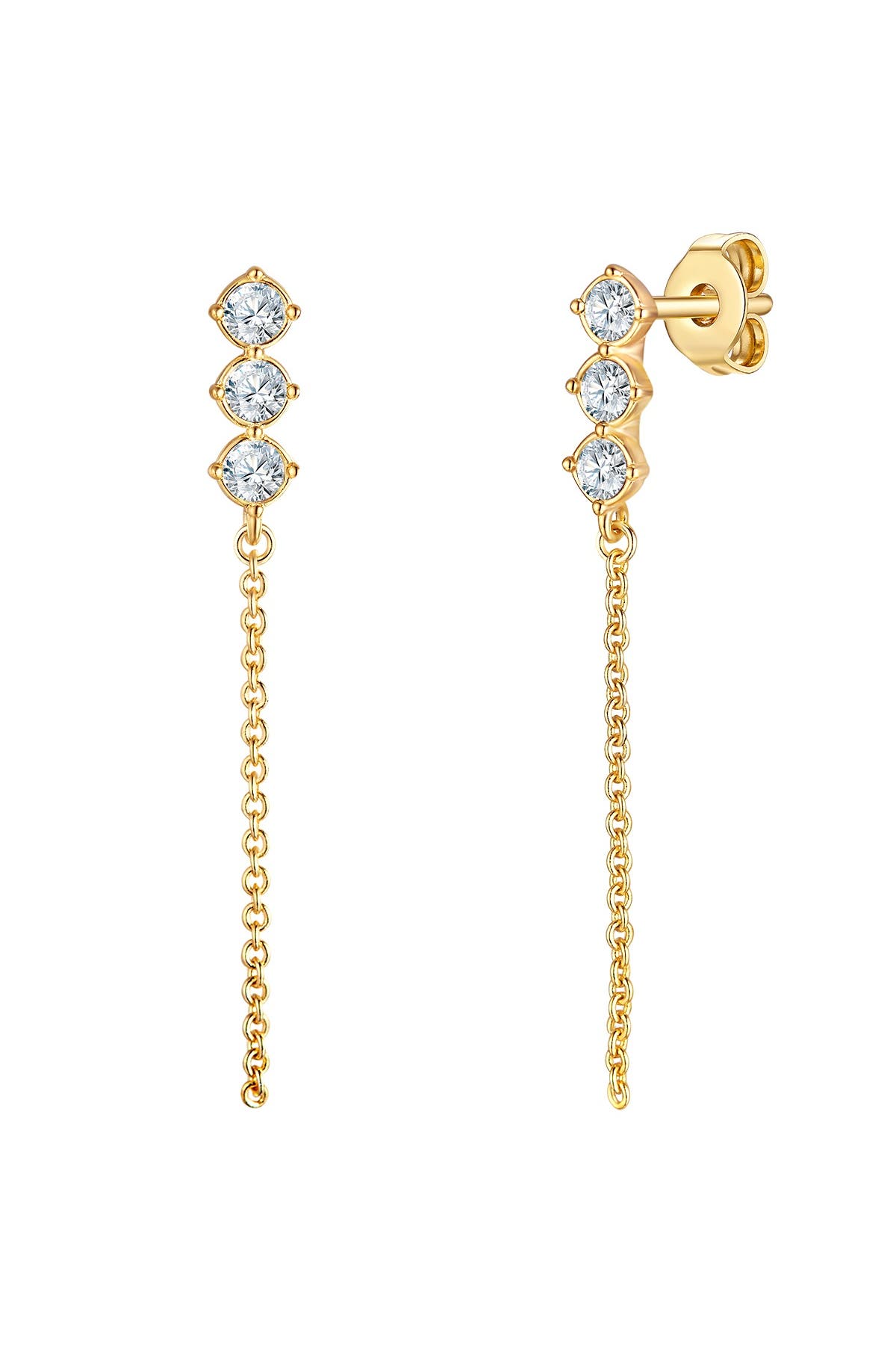 LULU & JANE Ohrringe Metall gelbgold, Bild 1