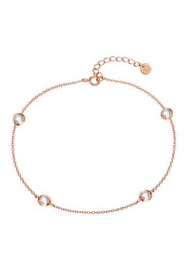 GLANZSTÜCKE MÜNCHEN Fusskettchen Sterling Silber roségold