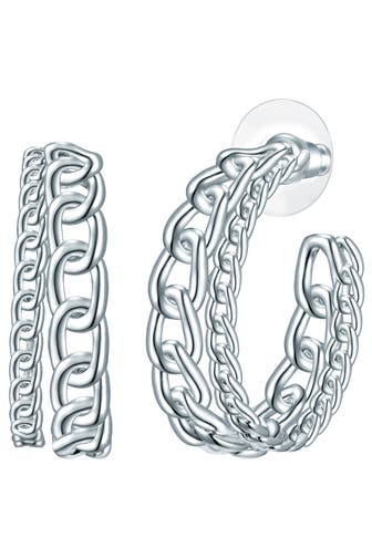 LULU & JANE Ohrringe Metall silber