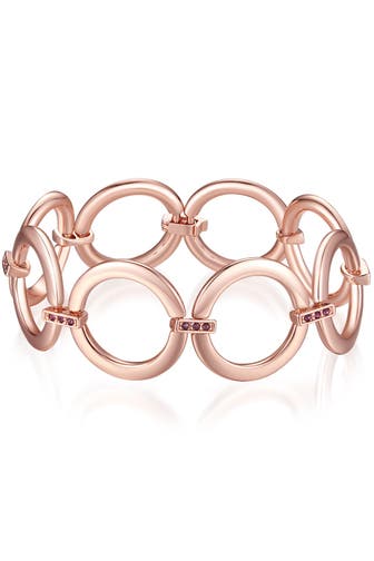 LULU & JANE Armband Metall-Legierung roségold