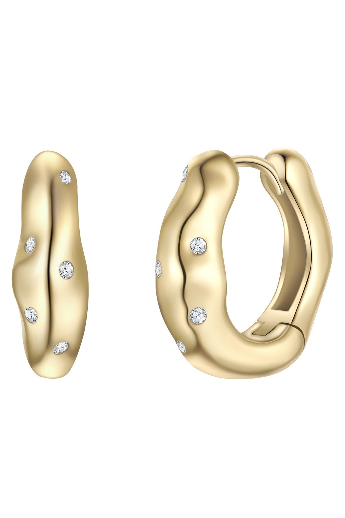 GLANZSTÜCKE MÜNCHEN Ohrringe Sterling Silber gelbgold, Bild 1