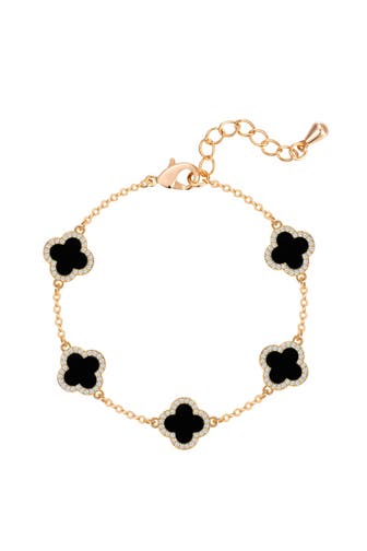 LULU & JANE Armband Messing OneColor