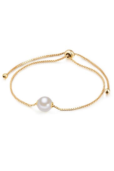 VALERO PEARLS Armband Sterling Silber gelbgold