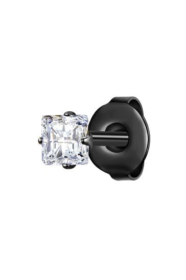 TRUE REBELS Ohrringe Edelstahl schwarz