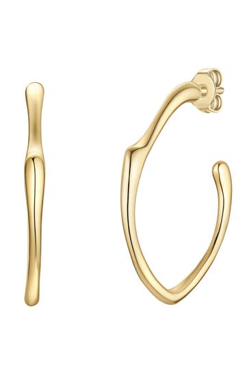 YOKOAMII Ohrringe Messing gelbgold