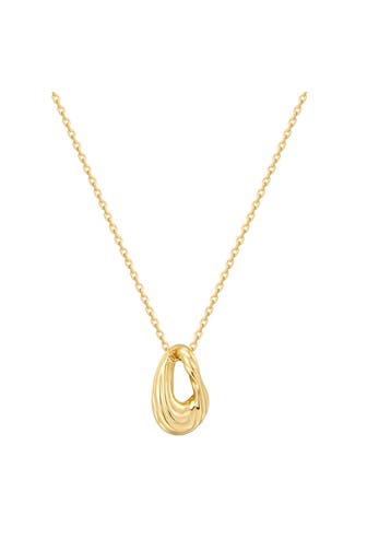 GLANZSTÜCKE MÜNCHEN Kette Sterling Silber gelbgold