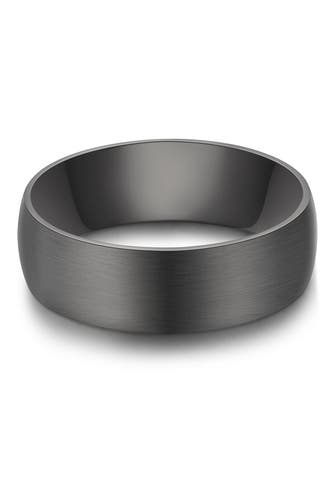 TRUE REBELS Ring Edelstahl gunmetal