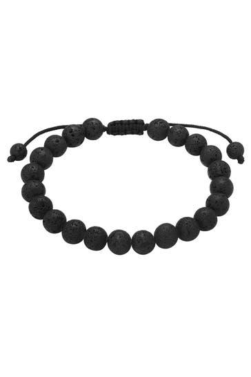 TRUE REBELS Armband Edelstahl schwarz