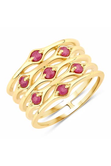 RAFAELA DONATA Ring Sterling Silber gelbgold